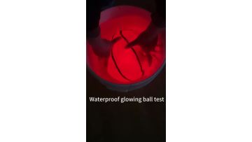 Luminous Basketball Waterproof Test Video