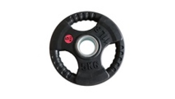 Gym Black Fixed Cast Iron Rubber Weights Plates Barbell Set1