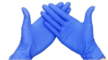 Diamond Textured Nitrile Gloves orange  Heavy Duty Black Latex Free & Powder Free Thickness Disposable Nitrile Gloves durable1