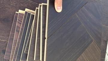 2021 Light grey color Walnut engineered wood flooring1