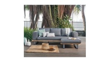 High density sponge Metal  Aluminum alloy Waterproof  Free sample low price Hotel Patio Garden  Outdoor sofa1