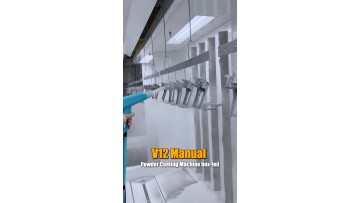 V12 Manual Powder Coating Machine box-fed