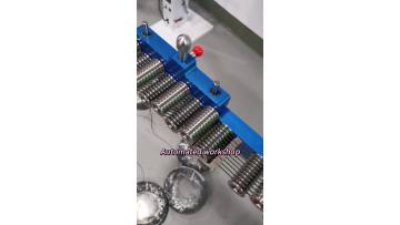 Automatic tin gluing