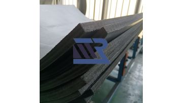 A hard felt tube divided into four parts