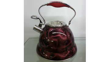 FH-128 stylish red striped kettle