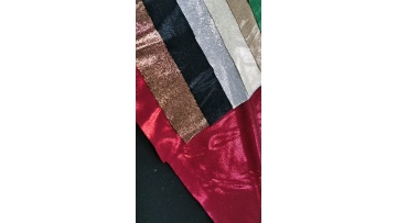 shinning red fashion dress polyfiber coating on fabric shiny nylon fabric knitted summer fabrics1