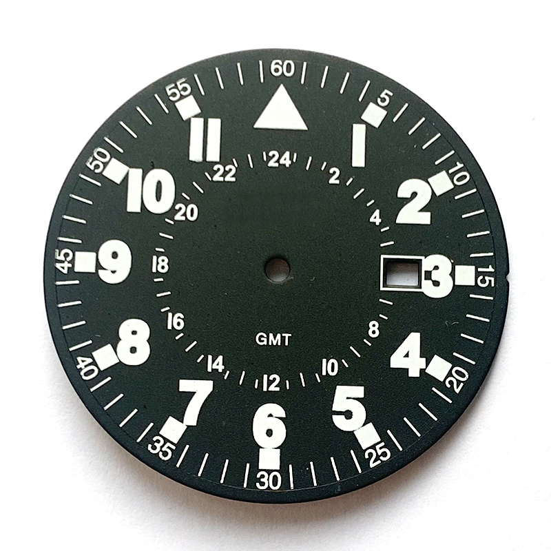 white printing watch dial