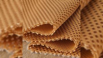 Customized 100% Polyester Spacer Sandwich 3D Air Mesh Fabric Breathable Dry Fit Knitted Plain Design for Car Bag Sports Cap1