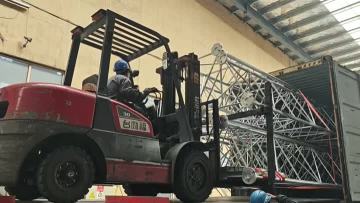 100m Guyed Tower Container Loading 01