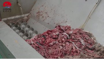 Double Axis Horizontal Screw Conveyor Fish Meal Fish Oil Plant 10004