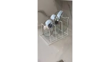 Pot lid rack (white spray coating
