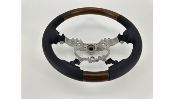 Mahogany car steering wheel