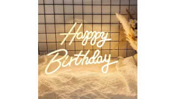 Vibrant LED Neon Sign for Fun Birthday Celebrations1