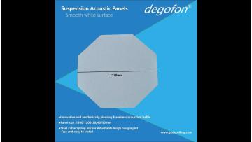 Octagonal suspended ceilings