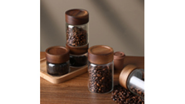 Wholesale Kitchen Household Spice Jars Storage Food Containers with Acacia Lid1