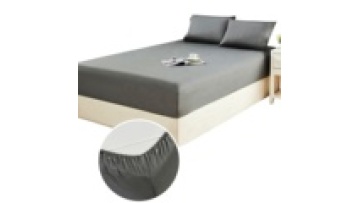 100%polyester microfiber bedding flat sheet set queen size plain color fitted & flat sheets fitted sheet sets1