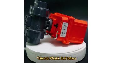 Electric Plastic Ball Valve