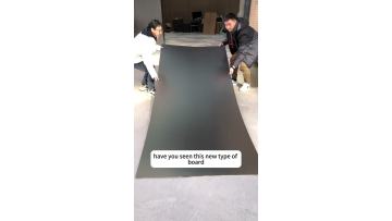 bamboo charcoal wood veneer wall panel interior