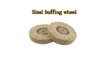 Eight strand hemp rope sisal polishing wheel