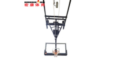 Electric Folding Manual Ceiling Mounted Basketball Backboard Stand Hanging Basketball Hoop for Sale1