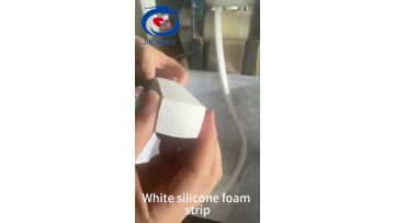 Silicone foam strip