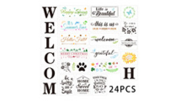 DIY Sign Stencil Template: Welcome Sign1