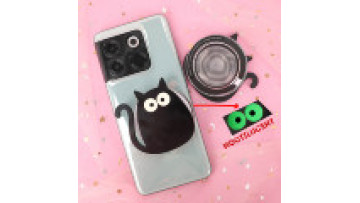 Custom Metal Noctilucent Phone Holder Cute Cartoon Sticky Phone Grip Magnet Sublimation Magsafe Phone Grip1