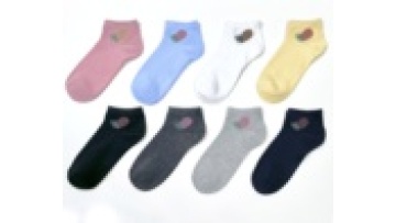 Cute pineapple pattern Cotton Low Cut Ankle Pure polyester Socks for Children Ladies and Women's socks1