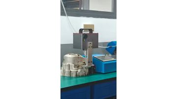 Motorcycle Engine Dot Peen Marking Machine 70x40mm