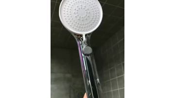 Luxury bathroom 4 functional ABS stop button waterfall hand held shower head rain1