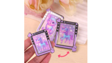 Custom Raster Badge Metal Pin Custom Pins Lenticular Raster Poster Pin Badge Hard Badges That Changed Lenticular Enamel Pin1