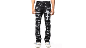 New Style Ripped Patchwork Beggar Men's High Street Distressed Denim Pants Streetstyle Jeans For Men1