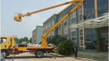 Installation of glass for high-altitude work vehic