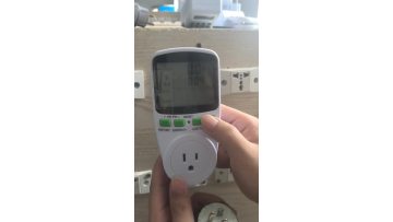 Practical operation US Plug AC Power Meters 220V Digital Wattmeter EU/US Energy Meter Watt Monitor Electricity Cost Diagram Measuring Socket Analyzer