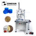 ZONESUN ZS-PK900 Semi-automatic Round Soap Bathroom Cleaning Block Pleated Wrapping Machine Tea Packaging Machine