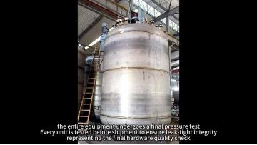 Water Cooled Motor Stainless Steel Reactor