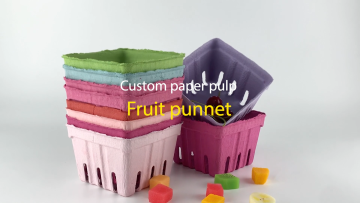 High quality paper fruit basket dry fruit decoration tray for cherry1