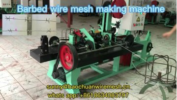 Barbed wire making machines1