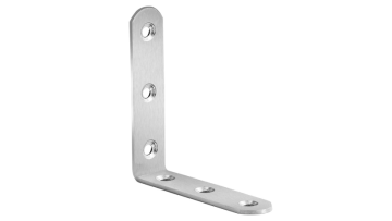 L-shaped stainless steel corner bracket