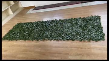 Display the simulated green plant splicing base plate of sweet potato leaves