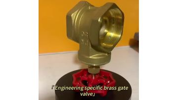 brass gate valve