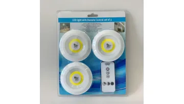 Modern Remote Control LED Wall Lamps - 3 PCS Round Shape1