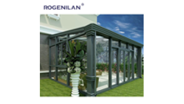 Solarium patio enclosure conservatory winter garden aluminum bioclimatic louver roof pergola glass free standing sunroom1