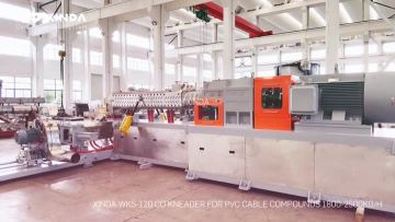 Xinda WKS-120 co kneader for PVC cable compounds 1800-2500kg/h