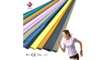 100% Recycled Polyester Quick Dry Soft Dyed Single Jacquard Knitted Jersey Pique Fabric for Sportswear1
