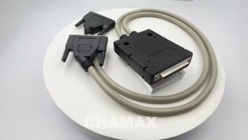 Mini D ribbon 68P female to malex2 cable
