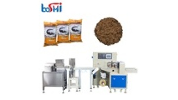 Automatic fish bait nutrition packaging machine fish meal food fish feed ingredients extruder machine and packing machine1