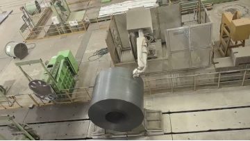 Shipbuilding steel coil production completed
