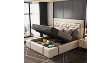 2020 Hot selling storage king size bed royal platform upholstered with wholesale price1