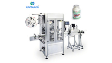 CGP-100 Automatic PET Shrink Sleeve Applicator Glass Plastic Bottle PVC Film Bottle Shrink Sleeve Labeling Machine1